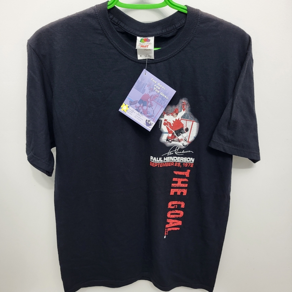 Y2k new with tags paul henderson the goal for a goal tee